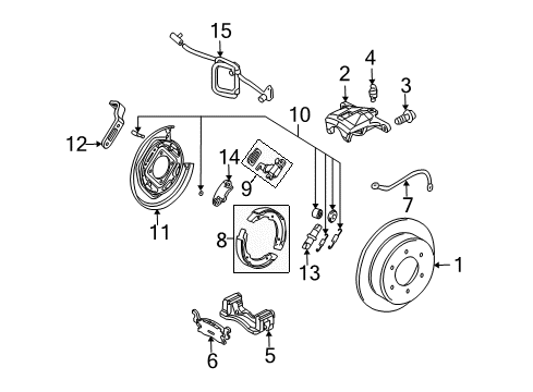 2007 Hummer H3 Anti-Lock Brakes Diagram