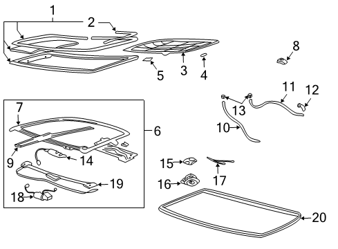 2005 Chevy Cavalier Sunroof Diagram