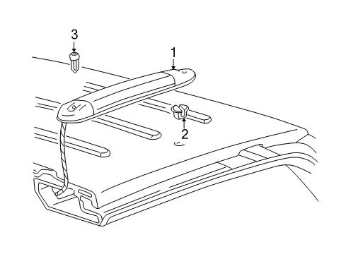 2000 GMC Jimmy High Mount Lamps Diagram