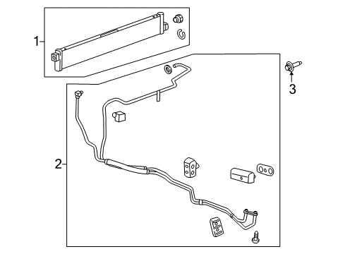 2019 Cadillac CT6 Hose & Tube Assembly Bolt Diagram for 11602855
