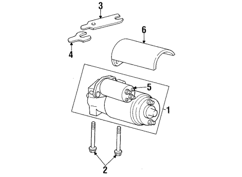 1994 GMC C3500 Starter Diagram