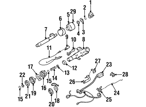 1994 Cadillac Seville Ignition Lock Diagram