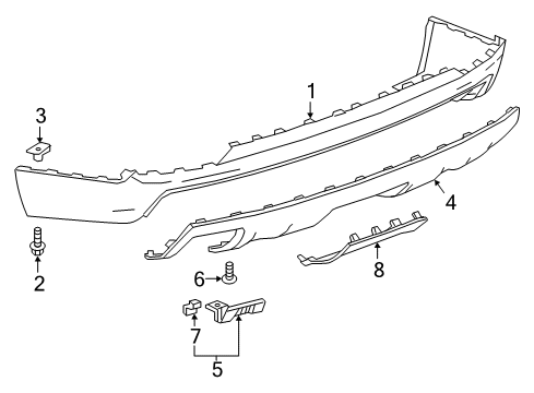 2016 GMC Terrain Lower Cover Diagram for 23477991