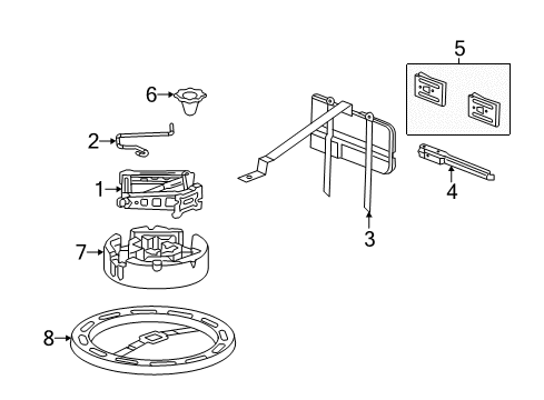 2017 Buick Verano Jack & Components Diagram