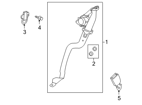2014 Chevy Camaro Seat Belt Diagram