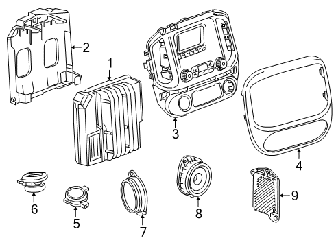 2022 GMC Canyon Sound System Diagram
