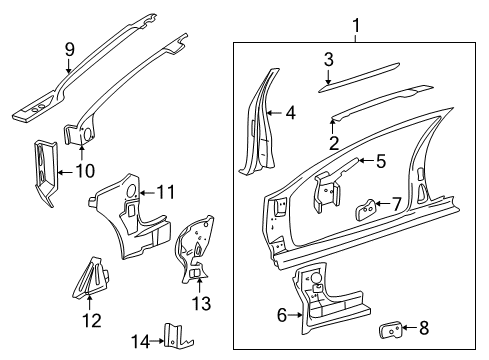 2004 Pontiac Sunfire Uniside Diagram