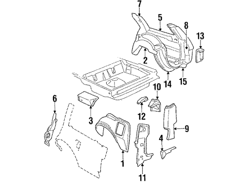 1989 Pontiac Safari Relief Valve, Center Inner Diagram for 20014409