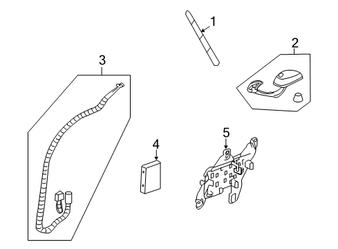 2012 Buick Enclave Antenna & Radio Diagram