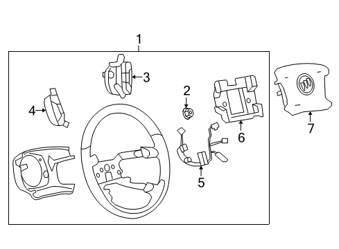 2007 Buick LaCrosse Cruise Switch Diagram for 15861681