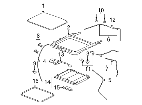 2005 Chevy Cobalt Sunroof Diagram