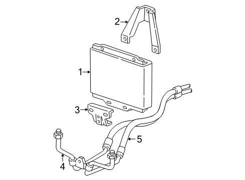 1999 GMC C3500 Oil Cooler Diagram