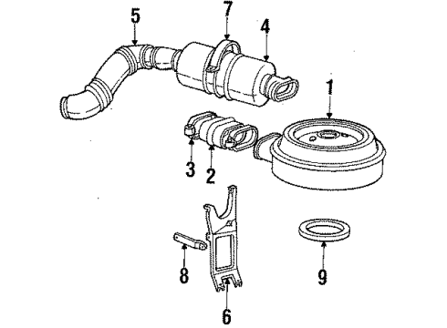 1990 GMC Jimmy Air Intake Diagram