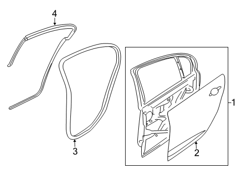 2012 Chevy Caprice Rear Door Diagram