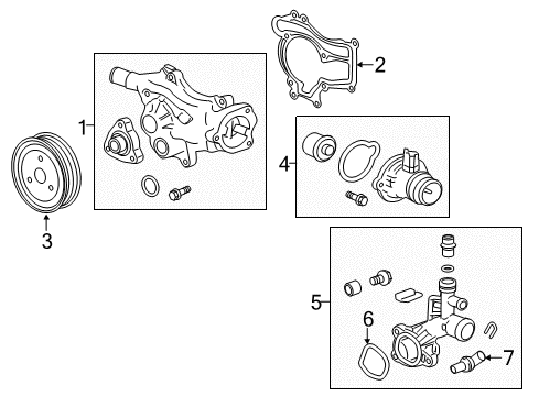 2020 Chevy Sonic Water Pump Diagram