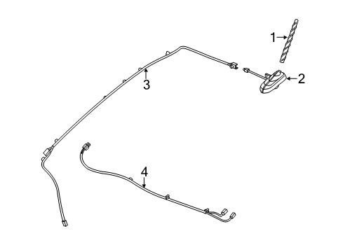 2013 Chevy Spark Antenna & Radio Diagram