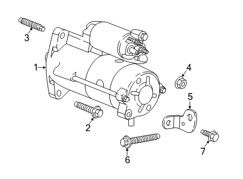 2019 GMC Terrain Starter, Electrical Diagram 1 - Thumbnail