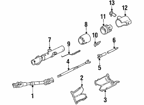1984 Chevy Corvette Ignition Lock Diagram