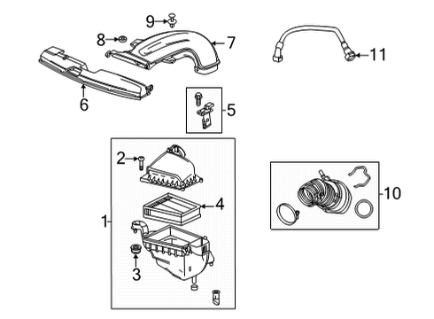 2024 Chevy Trailblazer Air Intake Diagram
