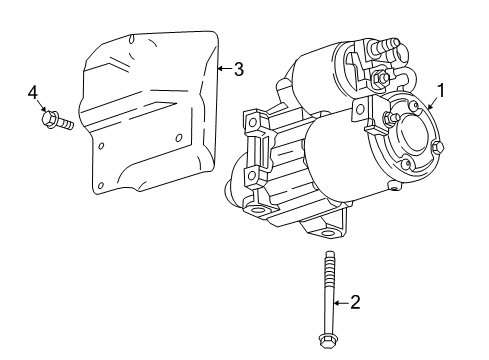 2017 Cadillac CTS Starter, Electrical Diagram 4 - Thumbnail