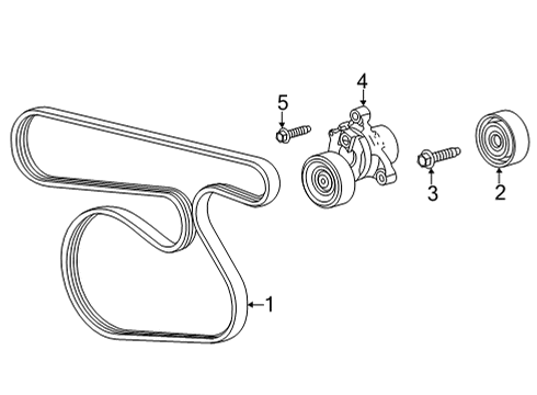 2020 GMC Sierra 1500 Belts & Pulleys, Maintenance Diagram 2 - Thumbnail