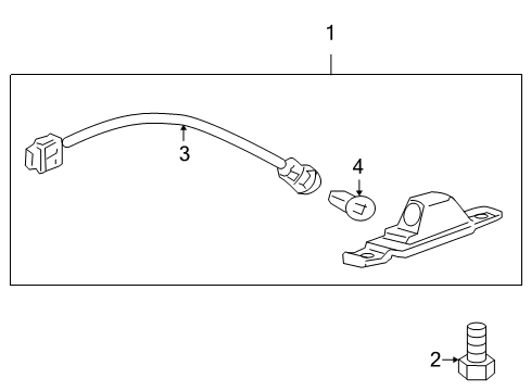 2006 Pontiac G6 License Lamps Diagram