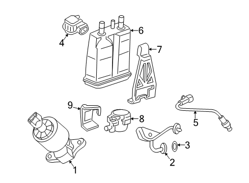 2023 Chevy Express 3500 Solenoid Valve Diagram for 84957998