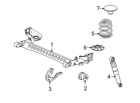 2008 Pontiac G5 Rear Suspension Diagram