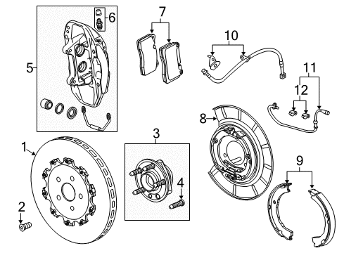 2014 Chevy Camaro Rear Brakes Diagram
