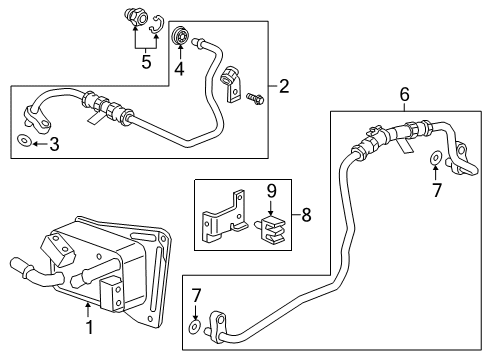 2022 Chevy Blazer Trans Oil Cooler Diagram