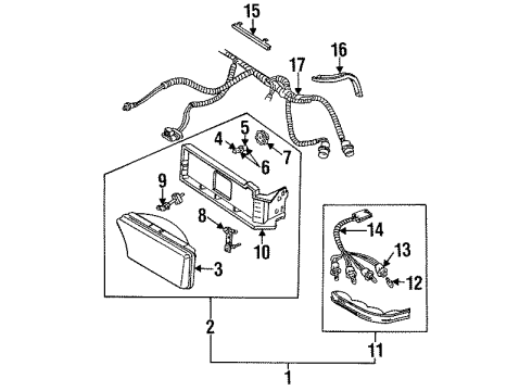 1996 Buick Roadmaster Bulbs Diagram
