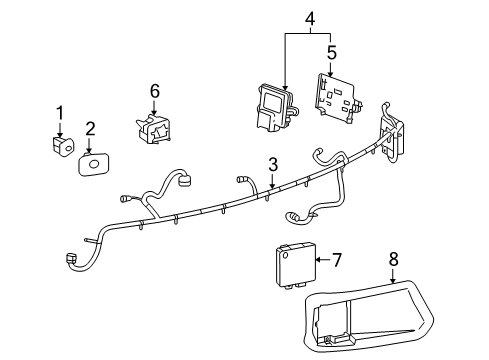 2012 Buick LaCrosse Electrical Components Diagram