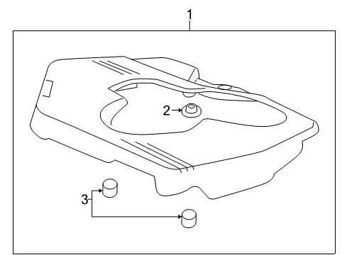 2006 Pontiac G6 Engine Appearance Cover Diagram