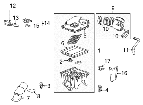 2011 Cadillac SRX Powertrain Control Diagram