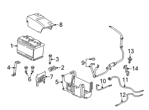 2012 Buick LaCrosse Battery Diagram