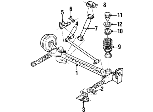 2000 Oldsmobile Silhouette Rear Suspension Diagram