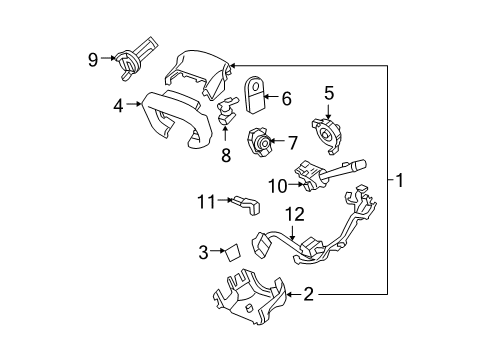 2006 Buick Lucerne Anti-Theft Components Diagram