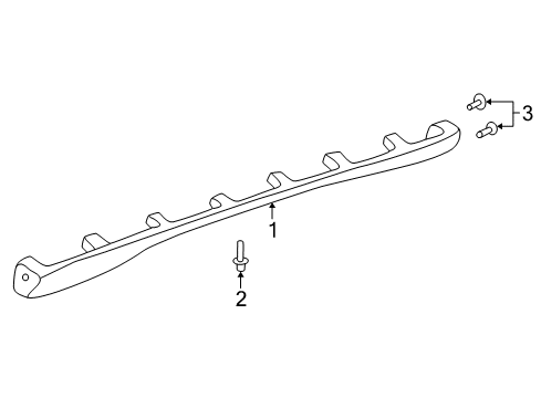 1999 Pontiac Sunfire Exterior Trim - Pillars, Rocker & Floor Diagram