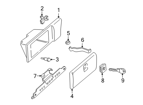 2004 Pontiac Montana Glove Box Diagram