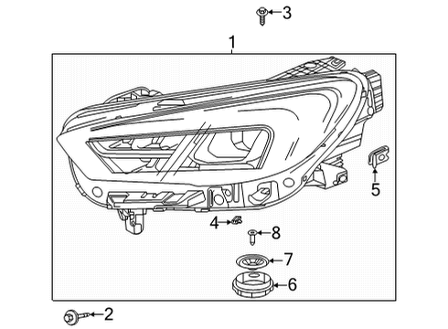 2020 Buick Encore GX Headlamps, Electrical Diagram 2 - Thumbnail