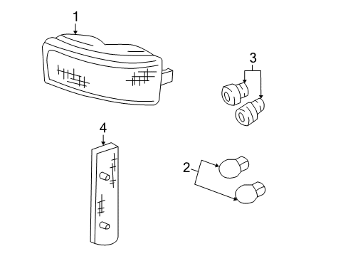 1999 GMC C3500 Park Lamps Diagram