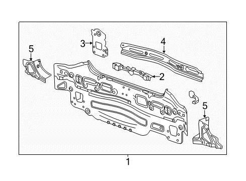 2017 Chevy Sonic Rear Body Diagram
