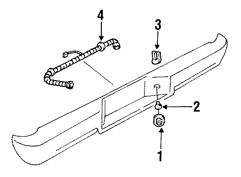 1999 GMC Yukon License Lamps Diagram