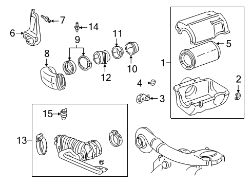 1997 GMC K1500 Air Intake Diagram