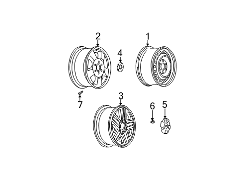 2004 Chevy Trailblazer Wheels Diagram