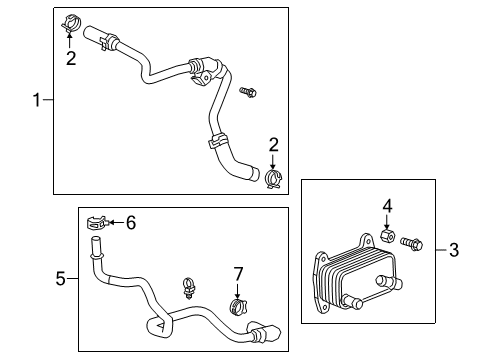 2020 Cadillac CT6 Inlet Hose Diagram for 12698551