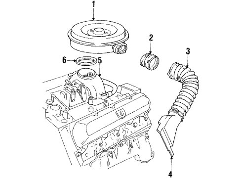 1985 Pontiac Grand Prix Air Inlet Diagram 1 - Thumbnail