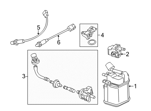 2022 Buick Encore Emission Components Diagram