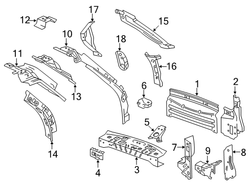 2017 Chevy Equinox Rear Body Diagram