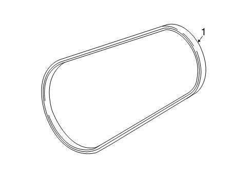 2017 Chevy Volt Belts & Pulleys Diagram